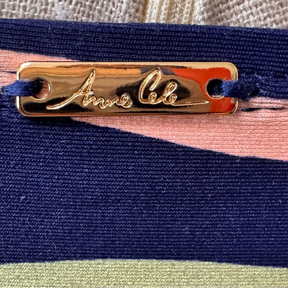 Anne Cole Colorful Striped Halter Tank Top - Picture 3 of 3